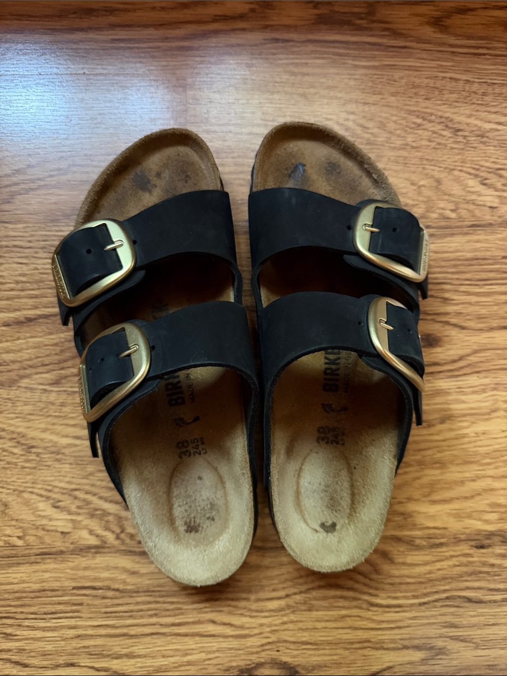 Birkenstock Big Buckle Black Sandals